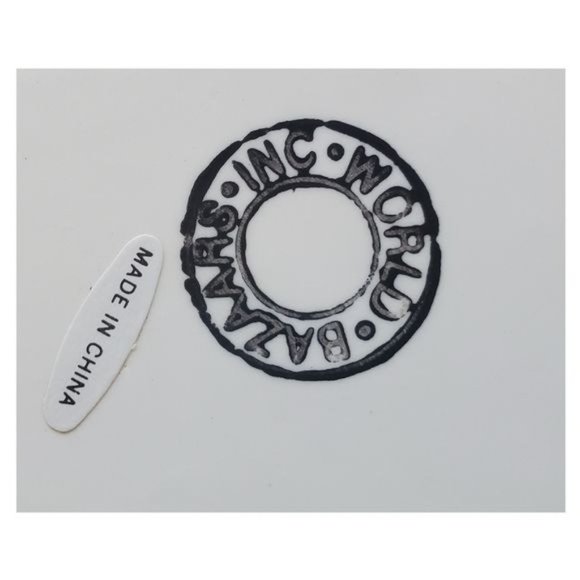 Vintage Original box World Bazar Santa Bear Christmas tree pitcher hand painted - Picture 5 of 9